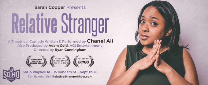 Sarah Cooper to Present CHANEL ALI: RELATIVE STRANGER at SoHo Playhouse