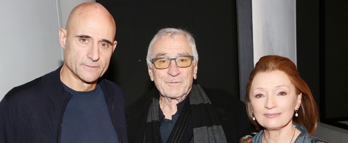 Photos: Robert DeNiro Visits OEDIPUS on Broadway Starring Mark Strong and Lesley Manville