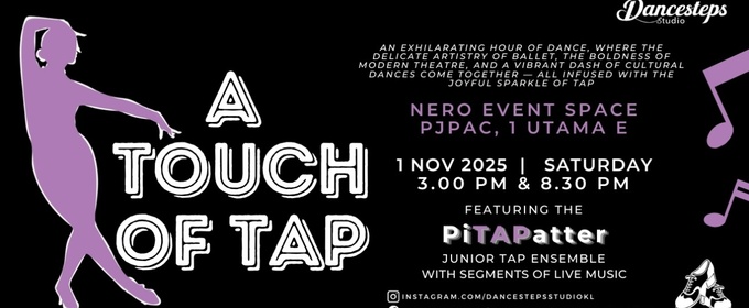 A TOUCH OF TAP Comes to PJPAC