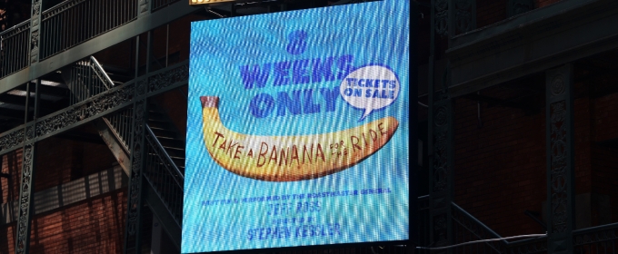 Up on the Marquee: JEFF ROSS: TAKE A BANANA FOR THE RIDE Photo