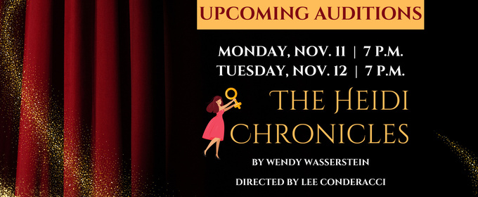 Vagabond Players to Hold Auditions For THE HEIDI CHRONICLES