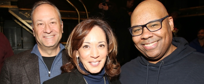 Photos: Kamala Harris Visits A WONDERFUL WORLD on Broadway