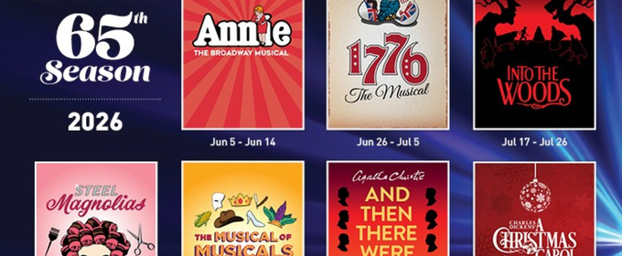 Arrow Rock Lyceum Theatre Announces 65th Anniversary Season Line-Up; ANNIE, INTO THE WOODS, More