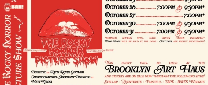 THE ROCKY HORROR PICTURE SHOW Announced At Brooklyn Art Haus