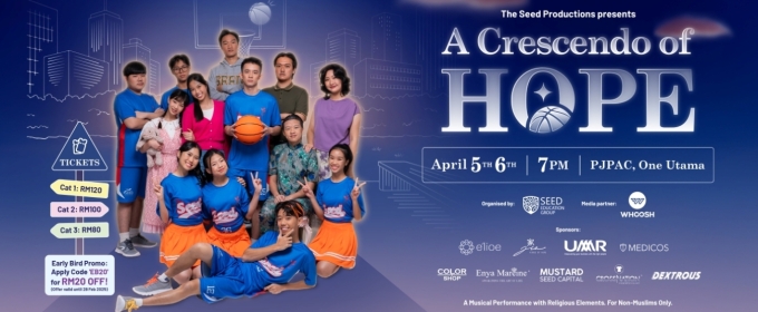 A CRESCENDO OF HOPE Comes to PJPAC in April