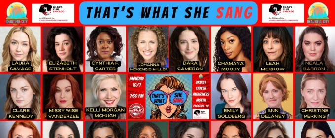 Cast Set for THAT'S WHAT SHE SANG All-Femme Cabaret at The Den Theatre