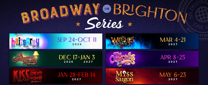 OFC Creations Theatre Unveils 2026-27 Broadway in Brighton Lineup - THE OSMONDS Musical and More