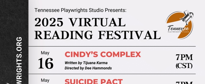 Tennessee Playwrights Studio Will Host TPS 2025 Virtual Reading Festival