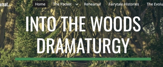 Student Blog: Pre-Production for INTO THE WOODS
