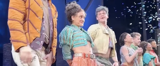 Video: Laurie Hernandez Takes First Bows in & JULIET