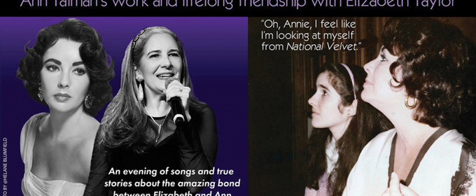 ANN TALMAN: ELIZABETH TAYLOR AND THE SHADOW OF HER SMILE Comes To The Barrymore Film Center