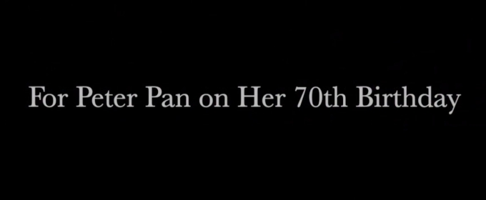 Video: FOR PETER PAN ON HER 70TH BIRTHDAY At Nutley LIttle Theatre