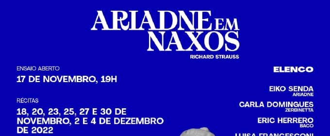 Theatro Sao Pedro Opens Richard Strauss' ARIADNE AUF NAXOS Concluding the Lyrica Photos