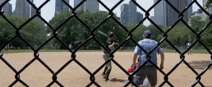 Video: Nick Jonas, George Clooney & More Hit the Field with the Broadway Softball League
