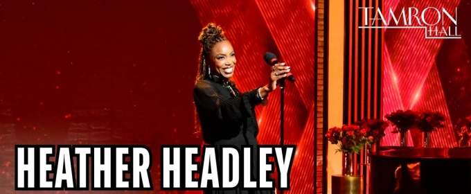 Video: Heather Headley Performs 'He Is' on TAMRON HALL