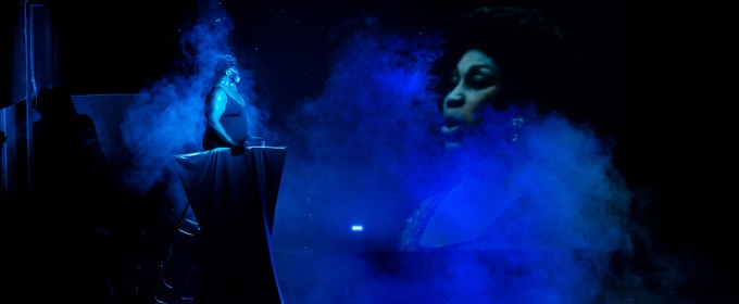 Complete Creative Team Set for GREY ARIAS at The Flea