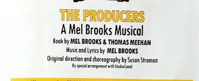 Review: (Bialy)Stocks Rise with THE PRODUCERS at Brookfield Theatre For The Arts