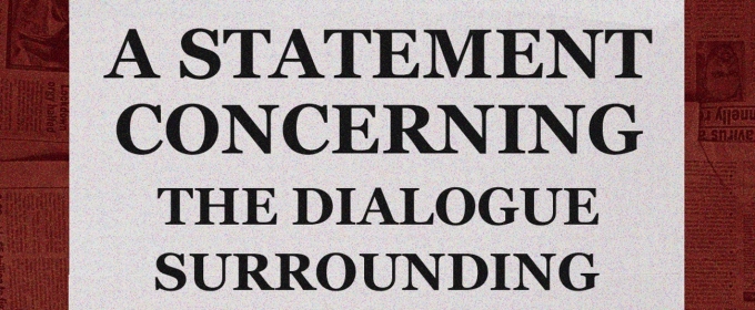 Necessary Labor to Present A STATEMENT CONCERNING THE DIALOGUE... in July