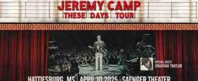 Jeremy Camp Comes to the Saenger Theater in April