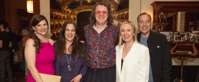 Photos: Julia Mattison, Noel Carey, and Marco Pennette at Dramatists Guild Foundation Salon