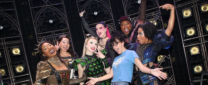 Photos: Lily Allen Visits SIX and Meets the Queens Backstage