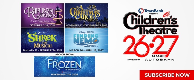 Casa Mañana Reveals 2026-27 Children's Theatre Season Lineup