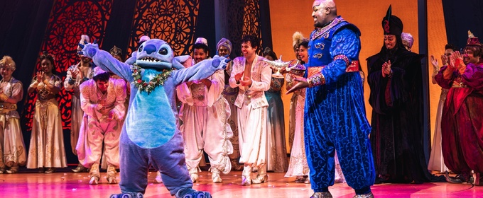 Photo/Video: Stitch Makes Appearance at ALADDIN on Broadway