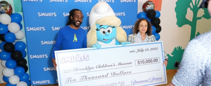 Smurfs Join Paramount Pictures To Award $10,000 To Brooklyn Children's Museum