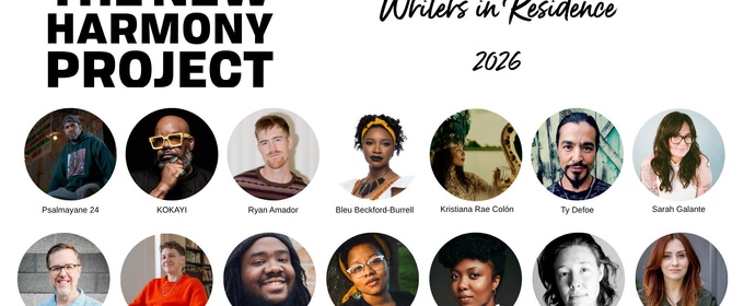 The New Harmony Project Reveals Lineup for 2026 Writers' Residency