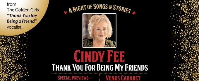 Cindy Fee, 'Thank You for Being a Friend' Vocalist, to Debut One-Woman Show in Chicago