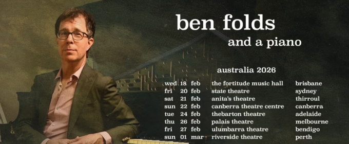 Ben Folds To Return To Tour Australia In 2026
