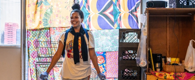 Photos: Site-Specific Recycling Drama RIVEN Opens At Brooklyn's Sure We Can