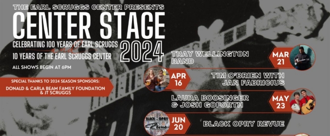 Center Stage Concert Series to Return to Earl Scruggs Center