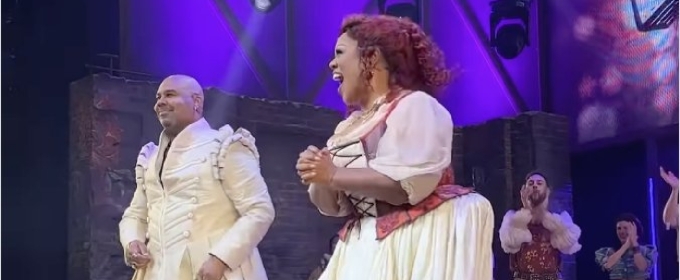Video: James Monroe Iglehart & Cheryl Porter Take First Bows in & JULIET