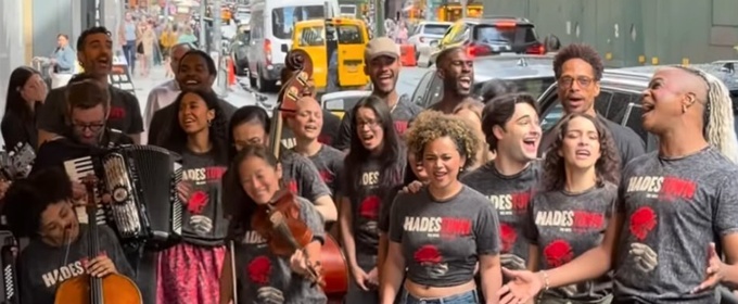 Video: HADESTOWN Cast Marks Seven Years On Broadway With Outdoor Performance At Walter Kerr Theatre