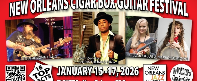 10th Annual New Orleans Cigar Box Guitar Festival Returns to New Orleans Jazz Museum