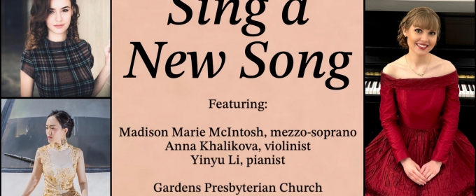 SING A NEW SONG Comes to Gardens Presbyterian Church