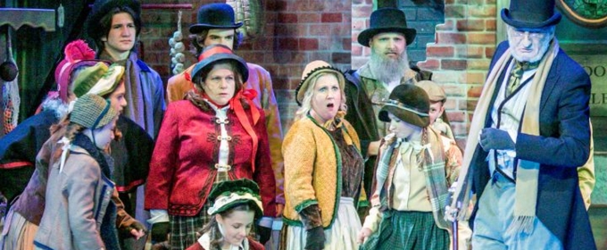 SCROOGE! THE MUSICAL Set for Matthews Playhouse of The Performing Arts