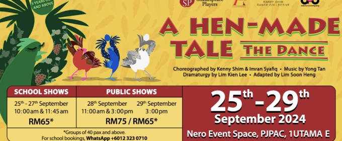 A HEN-MADE TALE, THE DANCE Comes to PJPAC