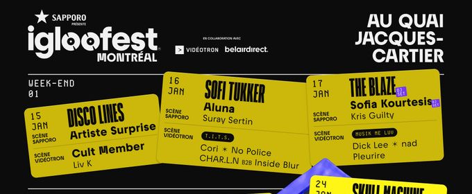 DJ Snake and More Set for Igloofest Montréal 2026 Lineup