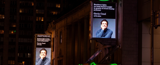 Photos: Broadway Marquees Dim In Honor Of Gavin Creel