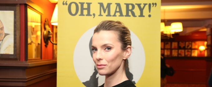 Photos: Betty Gilpin Meets the Press Ahead of Run in OH, MARY!