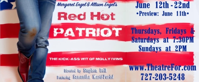 Review: BUT RED HOT PATRIOT – THE KICK-*SS WIT OF MOLLY IVINS at TheatreFor