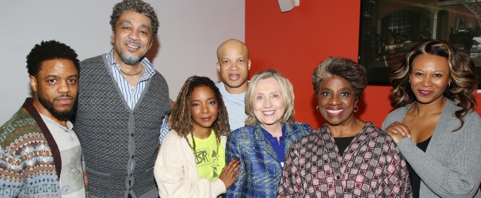 Photos: Hillary Clinton Visits PURPOSE on Broadway