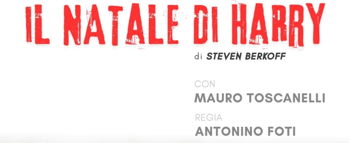 Previews: IL NATALE DI HARRY al TEATROSOPHIA