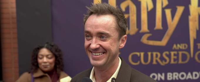 Video: On the Red Carpet for Tom Felton in HARRY POTTER AND THE CURSED CHILD