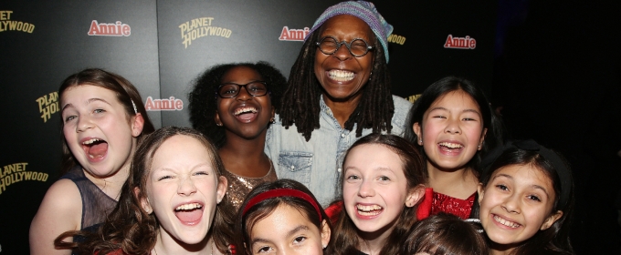 Photos: Whoopi Goldberg & ANNIE Cast Celebrate at Planet Hollywood NYC Photo