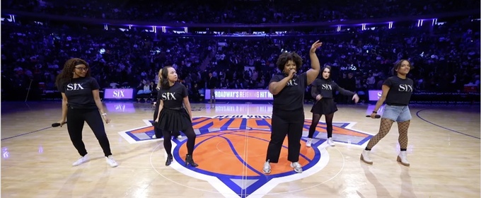 Video: Watch SIX Perform a Halftime Show at the Knicks Game