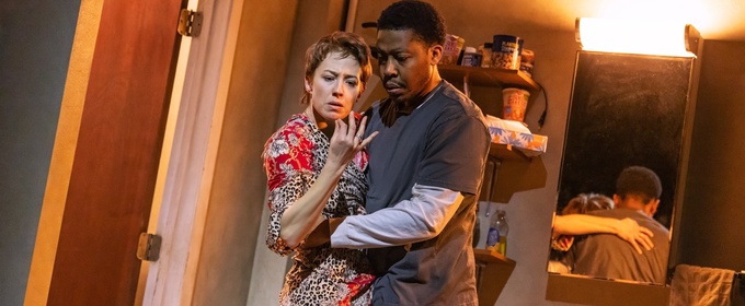 Photo: Carrie Coon and Namir Smallwood in BUG on Broadway