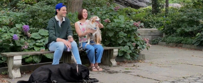 Exclusive: Evan Alexander Smith & Liana Hunt Cuddle up with Their Broadway Pets, Phoebe & Newman